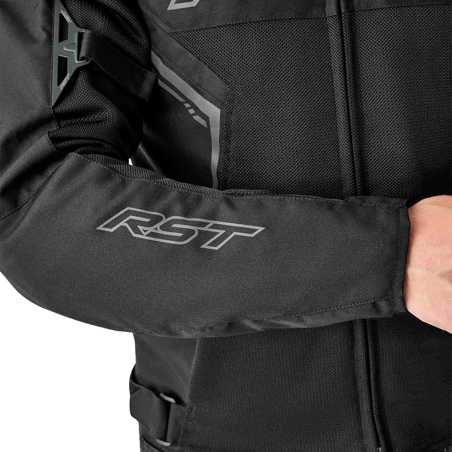 RST S-1 Mesh CE Men's Textile Jacket - Black - View 7
