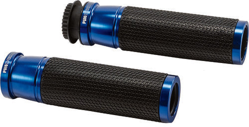 Puig 6326A Hi-Tech Accent Grips Blue