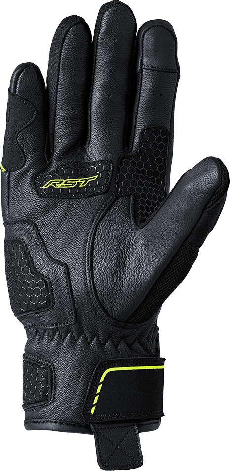 RST S-1 Mesh CE Men's Gloves - Black / Fluorescent Yellow - View 4