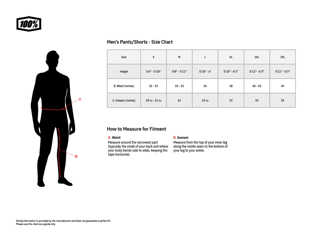 100% Pants Hydromatic Waterproof