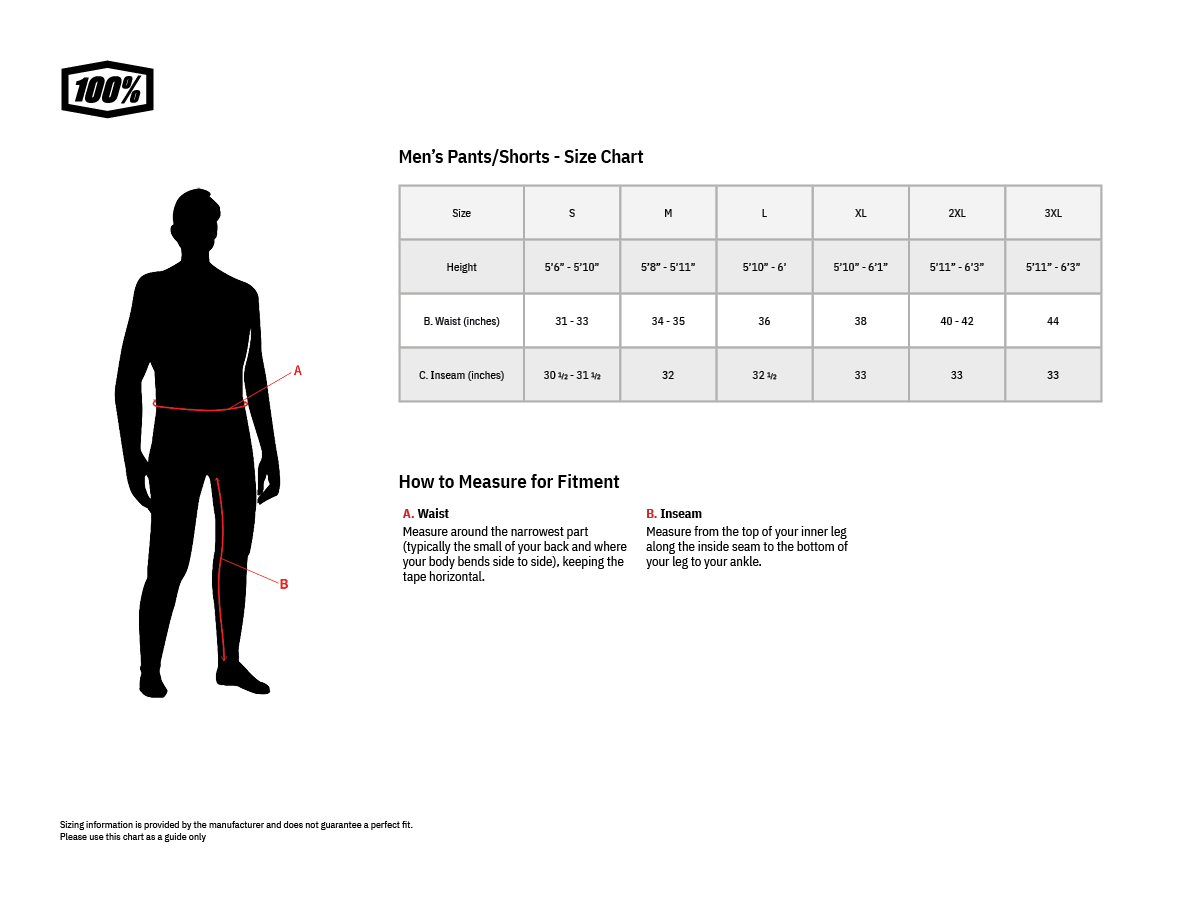 100% Shorts Hydromatic Water Resistant