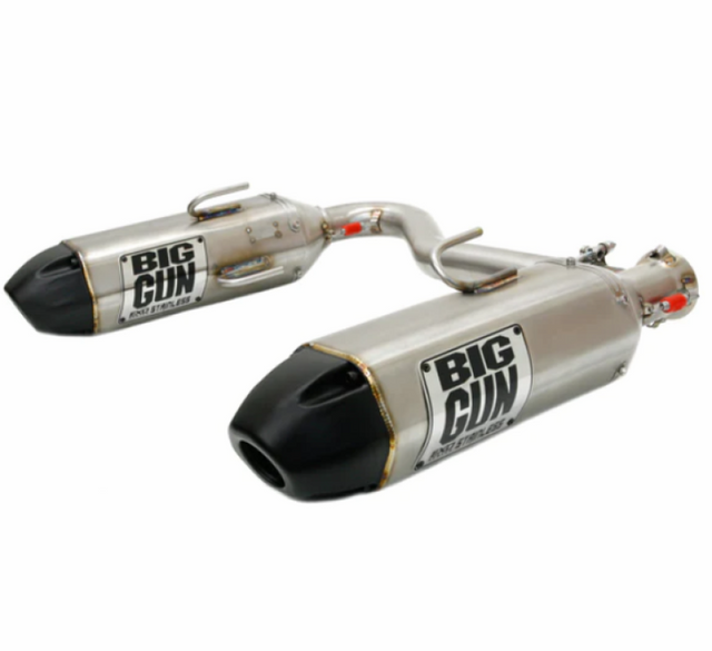 14-7722 Big Gun 14-19 Polaris Scrambler XP 1000 EXO Stainless Dual Slip On Exhaust