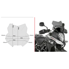 GIVI D3112B Specific Screen Smoked for Suzuki DL650 V-Strom