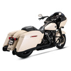 Vance & Hines HD Dresser Duals 17-22 Header/Heat Shield Black PCX Header Exhaust