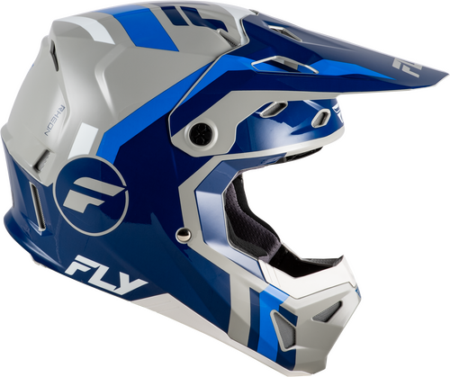 FLY Racing Formula CP Seal Helmet (2026) - Navy / Blue / Grey - View 30