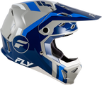 FLY Racing Formula CP Seal Helmet (2026) - Navy / Blue / Grey - View 30