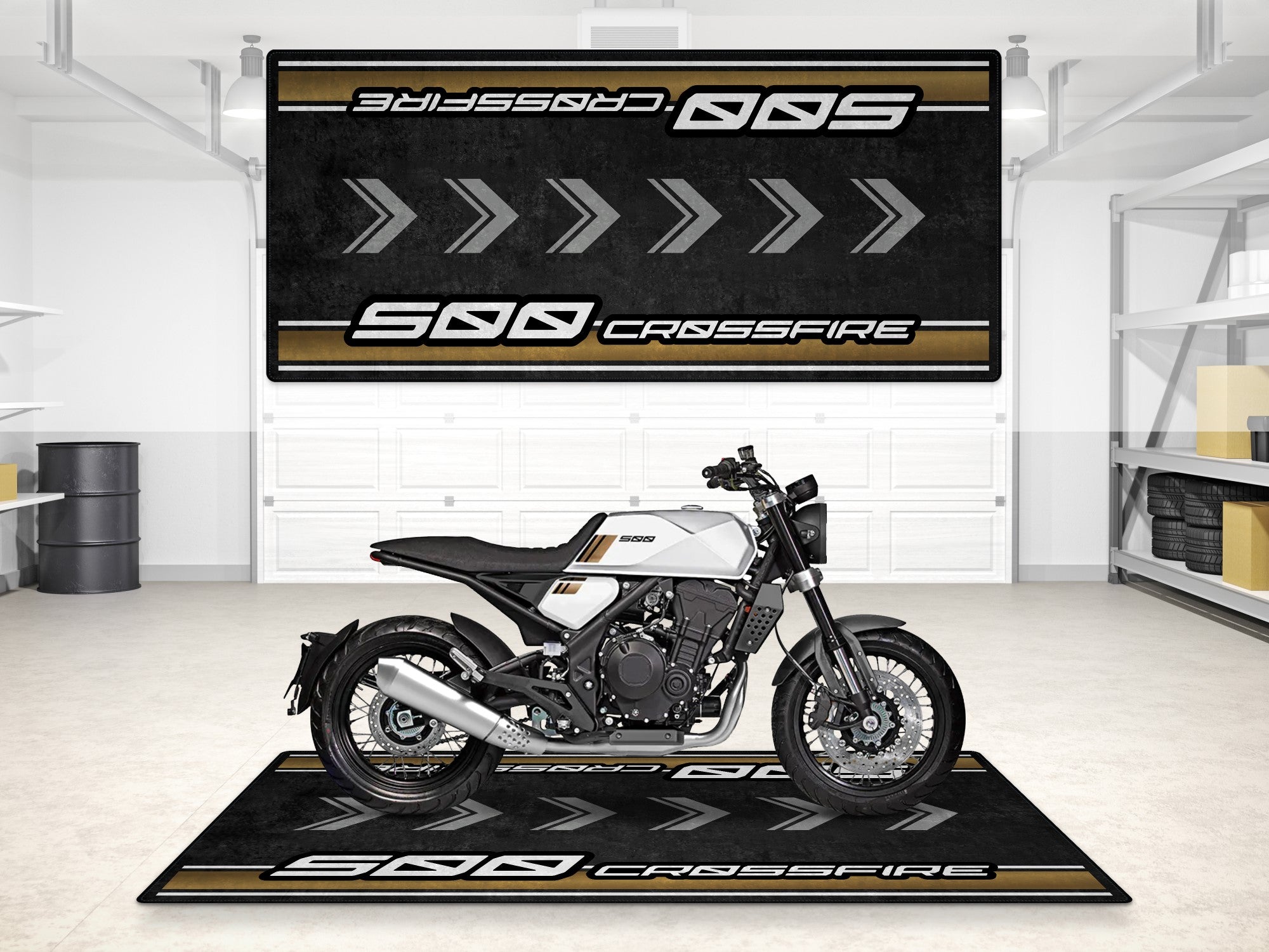 MPM Motorcycle Mat for Brixton 500 Crossfire -  MM7293
