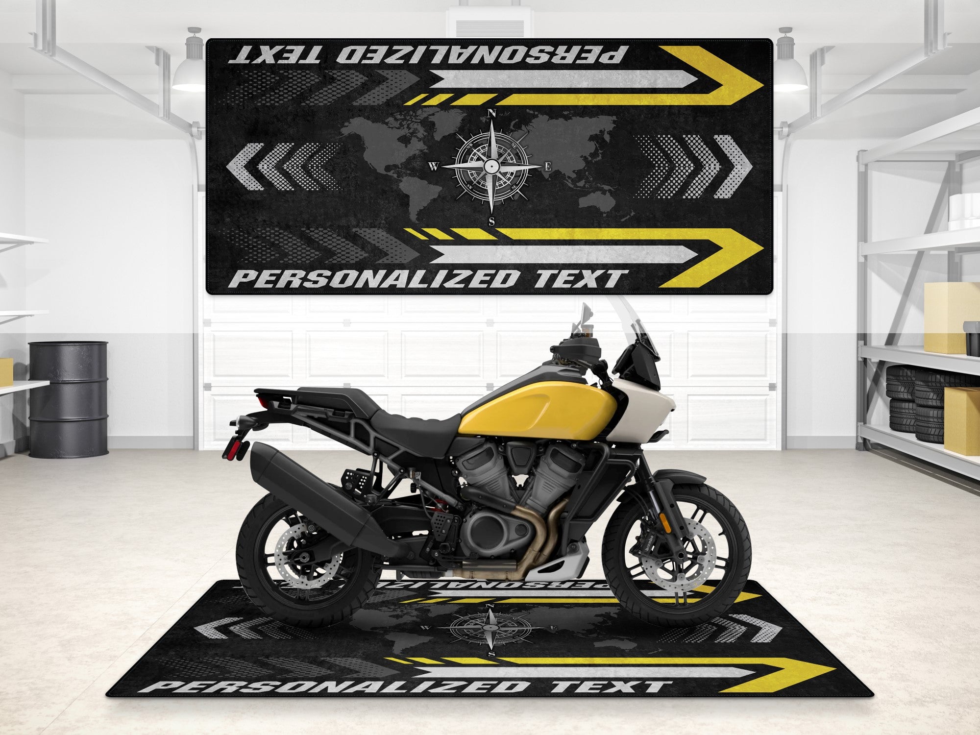 MPM Motorcycle Mat for Adventure Motorcycle "The Adventure King" - MM7341