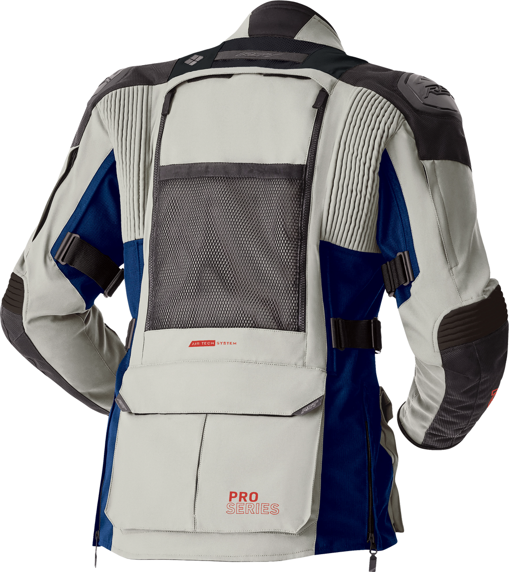 RST Pro Series Adventure-X CE Men's Textile Jacket - Silver / Blue - View 33