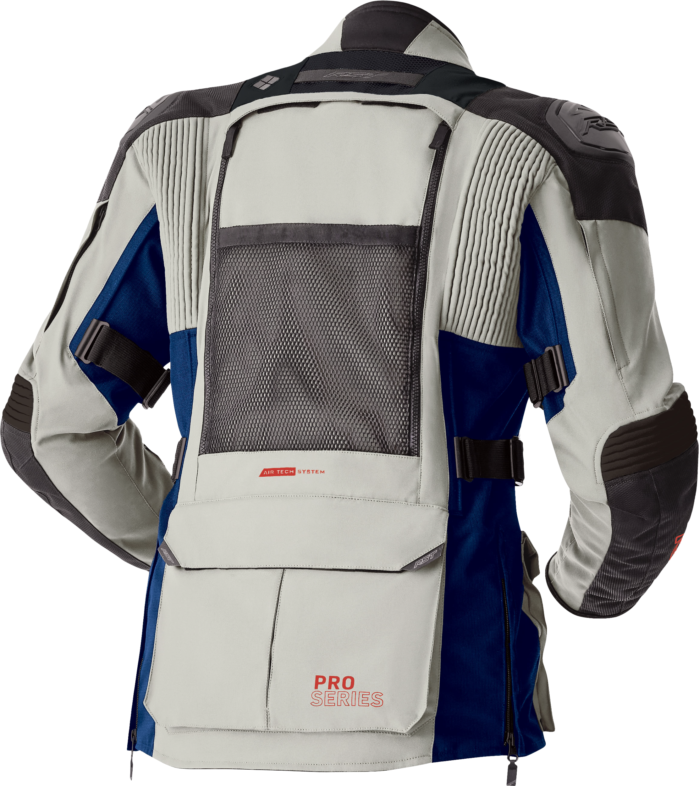 RST Pro Series Adventure-X CE Men's Textile Jacket - Silver / Blue - View 33