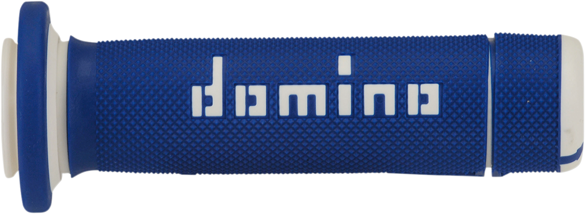 Domino ATV Grips - Blue/White