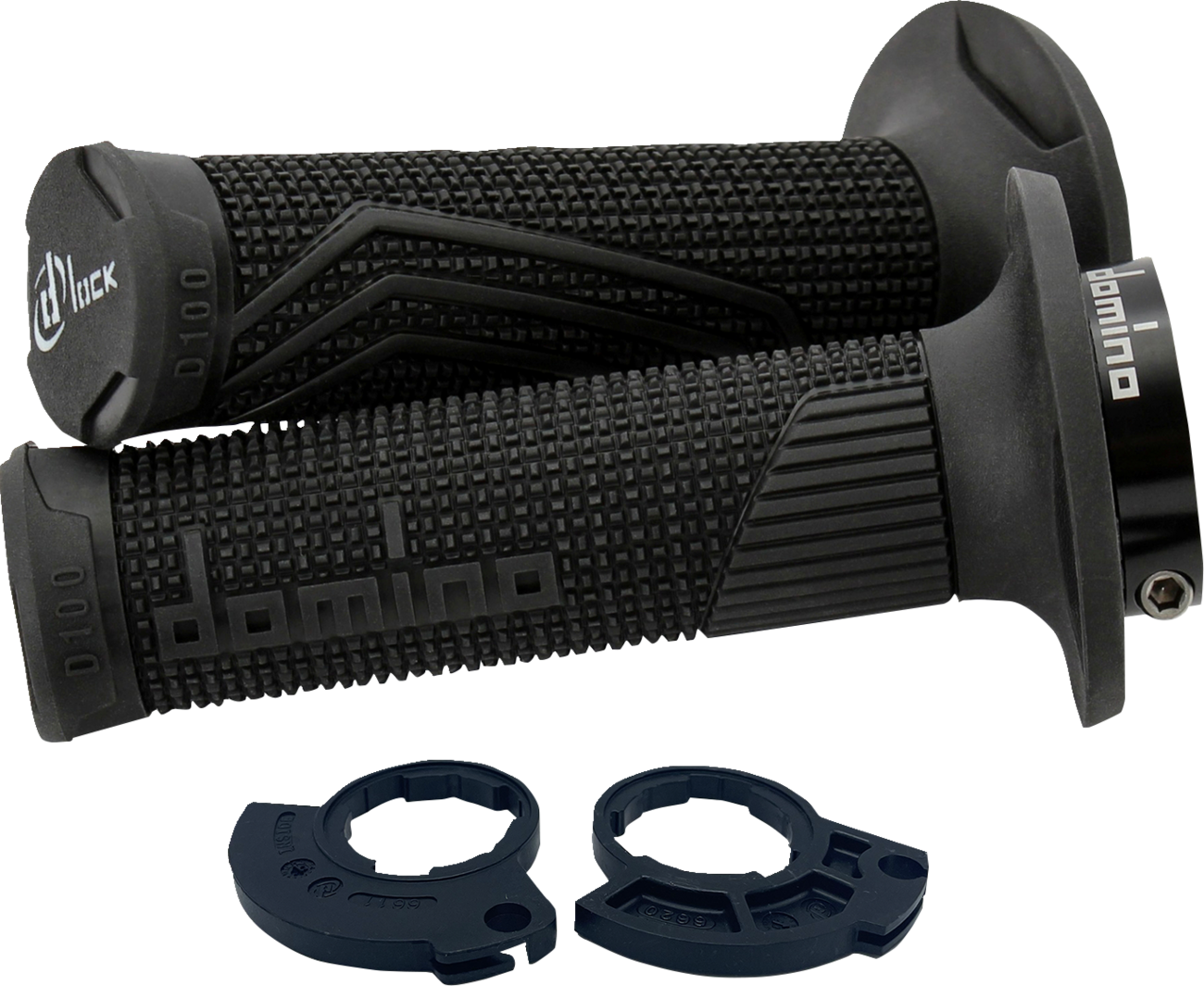 Domino D100 D-Lock Grips - Single Cable / Black
