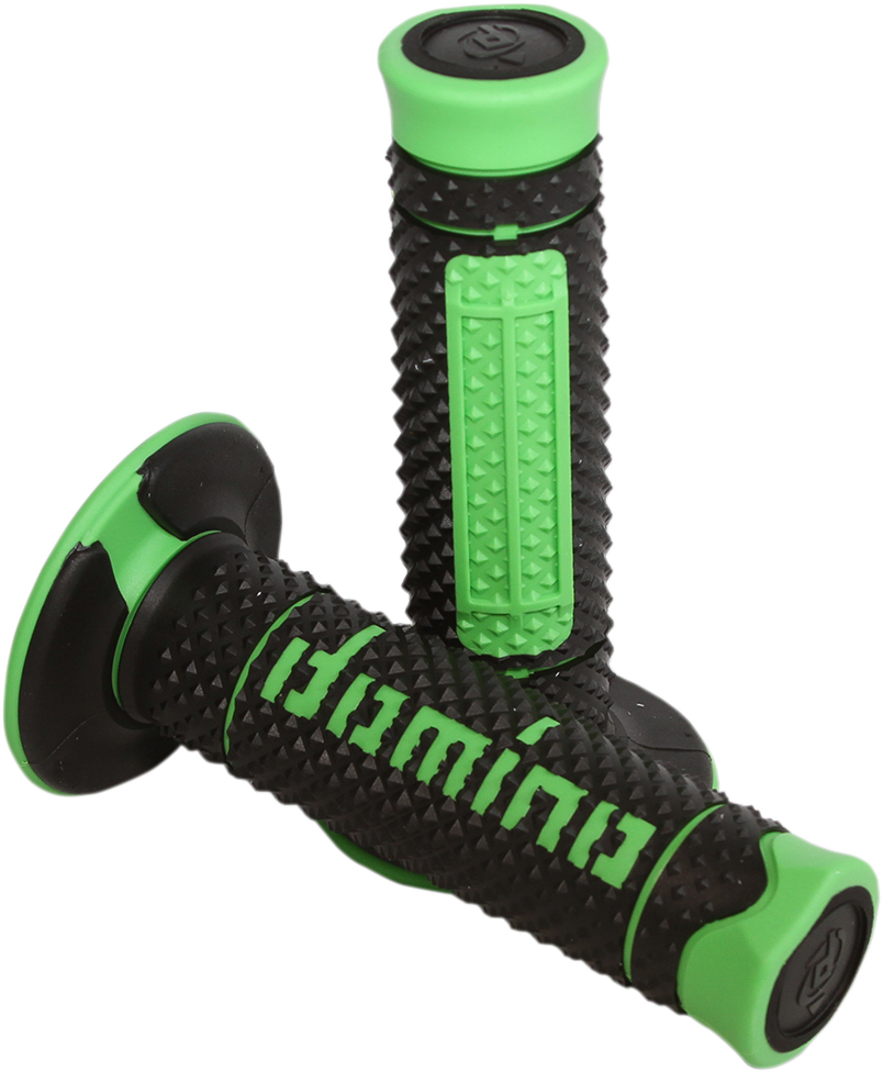 Domino Diamonte Grips - Dual Compound / Black/Green
