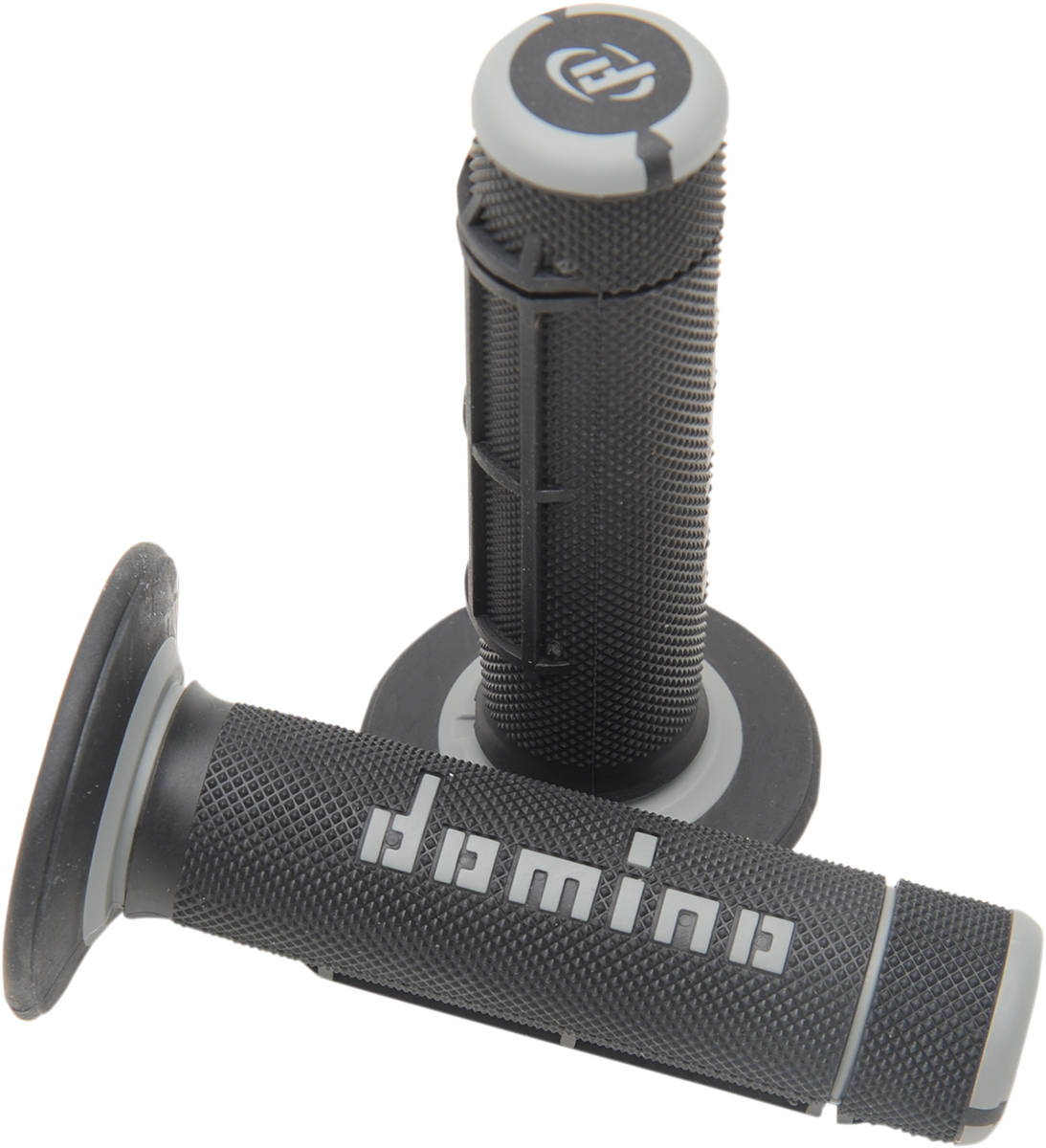 Domino Dually Grips - Half Waffle / Black/Gray