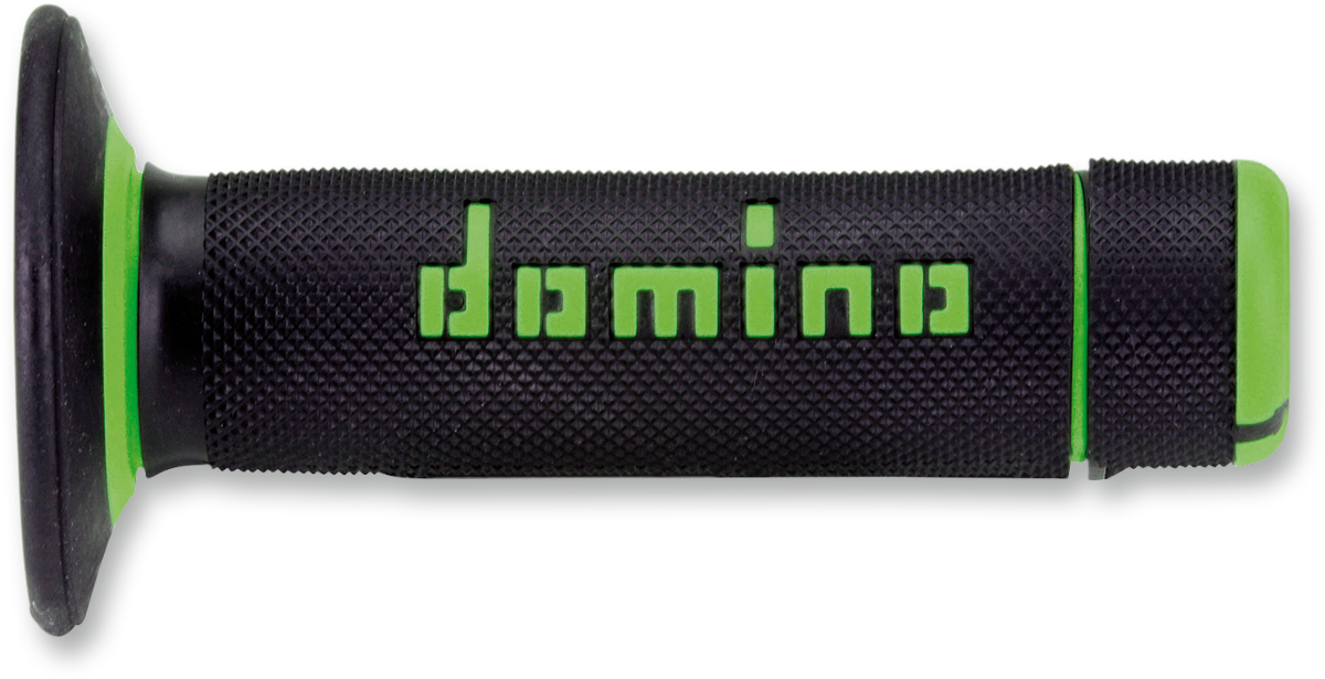 Domino Dually Grips - Half Waffle / Black/Green