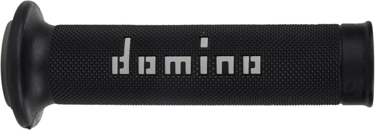 Domino MotoGP Grips - Dual-Compound / Black/Gray
