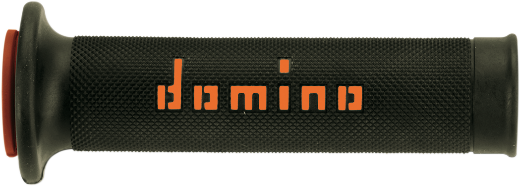 Domino MotoGP Grips - Dual-Compound / Black/Orange