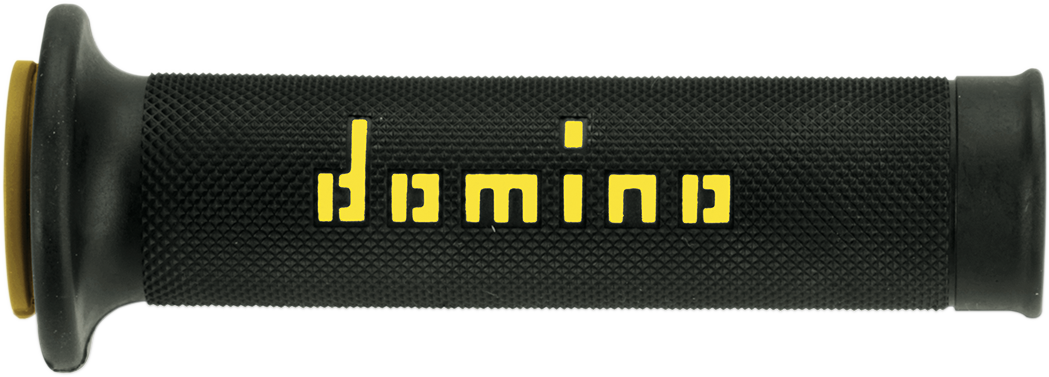 Domino MotoGP Grips - Dual-Compound / Black/Yellow