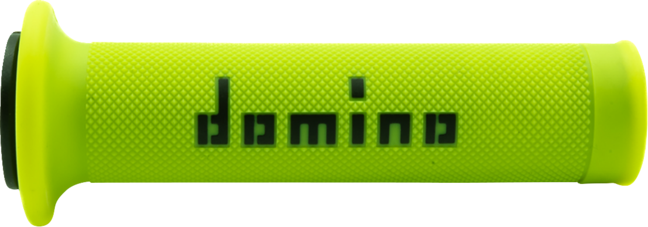 Domino MotoGP Grips - Dual-Compound / Fluorescent Yellow/Black