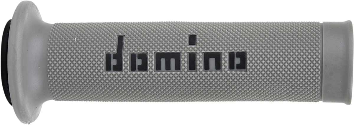 Domino MotoGP Grips - Dual-Compound / Gray/Black