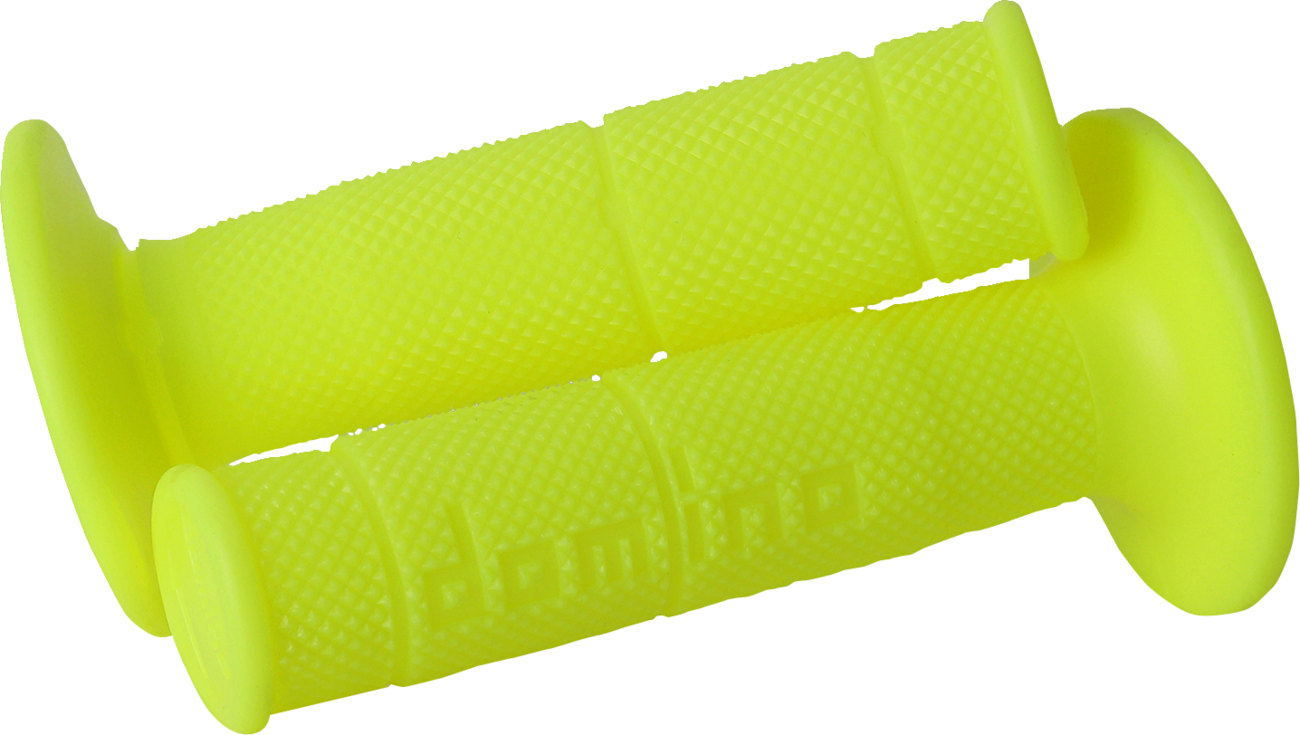 Domino Victor No-Waffle Grips - Fluorescent Yellow