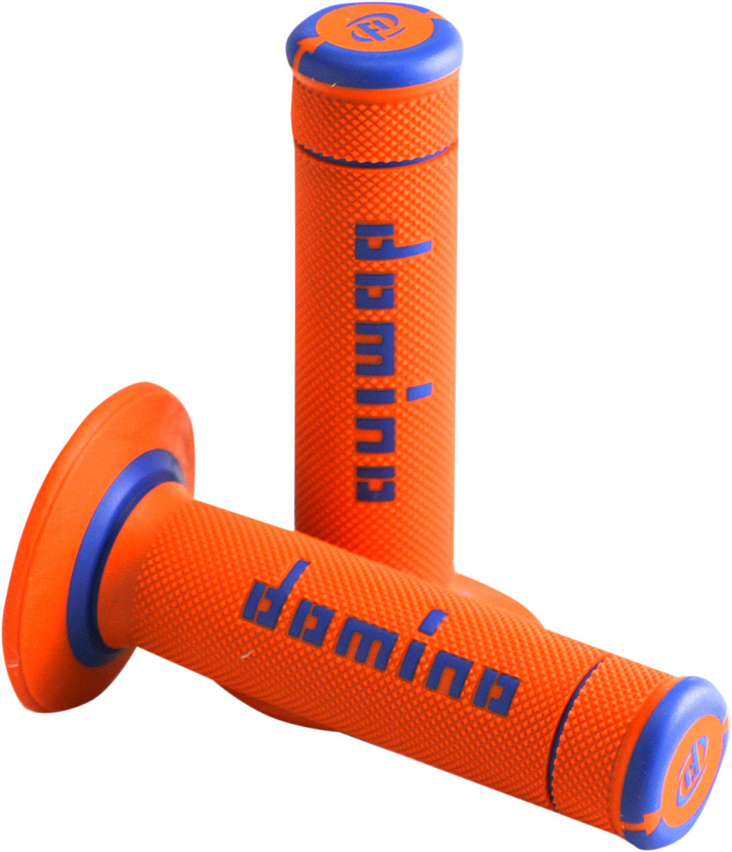 Domino Xtreme Grips - Orange/Blue