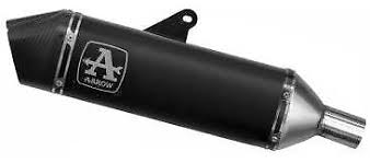 72503VAN Arrow Veloce Slip-on Exhaust, Dark for Triumph Tiger 1200 (2022-) (With Side Cases)