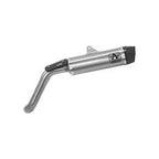 72632PK Arrow Indy Race Exhaust, Titanium with Carbon Cap for Moto Guzzi V85TT 19-23