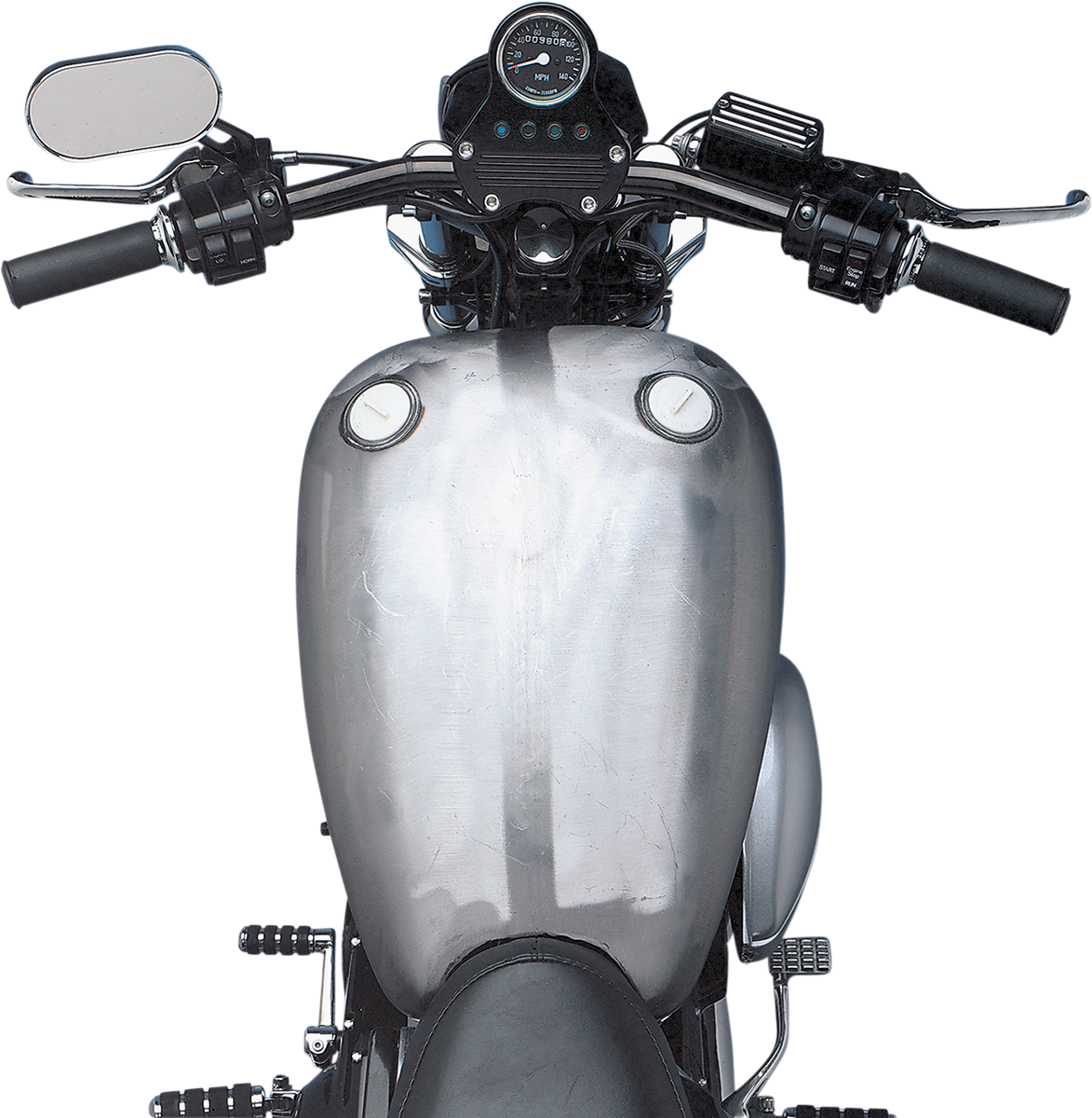 DRAG SPECIALTIES Extended Smooth-Top QuickBob™ Rubber-Mount Gas Tank