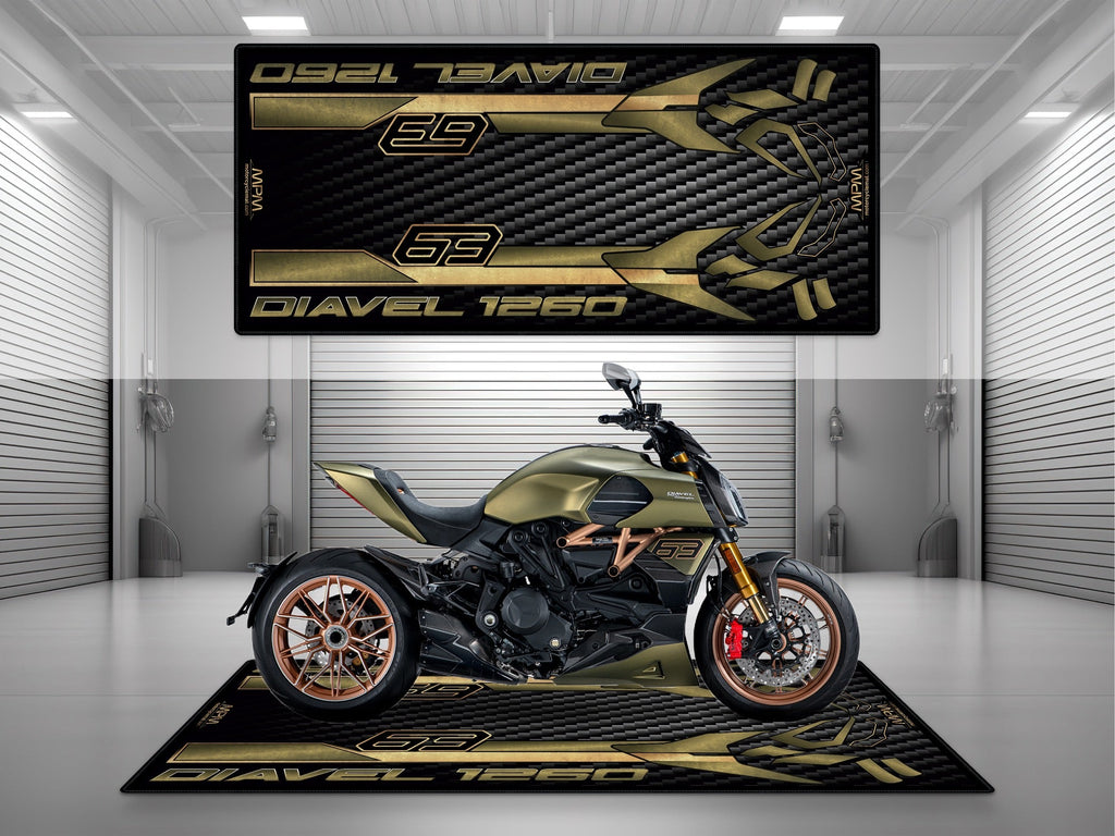 MPM Motorcycle Mat for Ducati Diavel 1260 Lamborghini Edition - MM4266