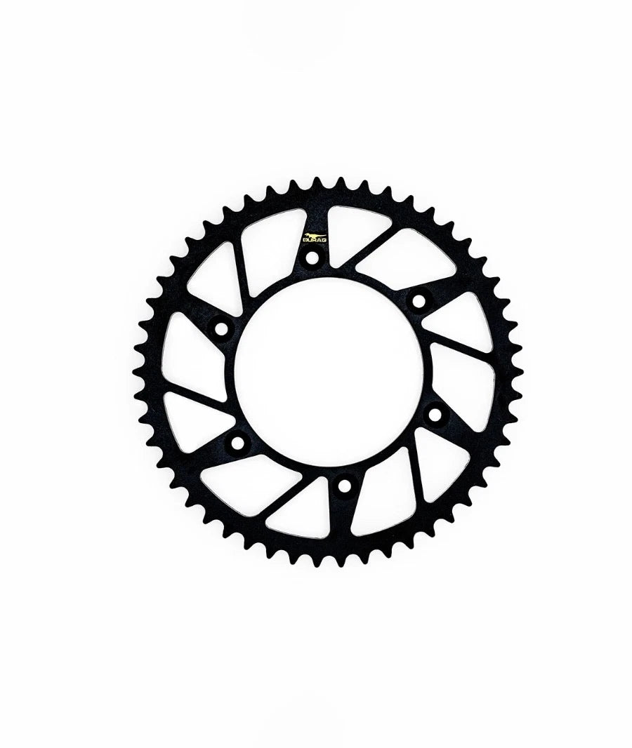 Durag Kawasaki Steel Rear Sprocket 49T - KX 250 450/ KLX 230 250D-Tracker/ KDX 220 - Black