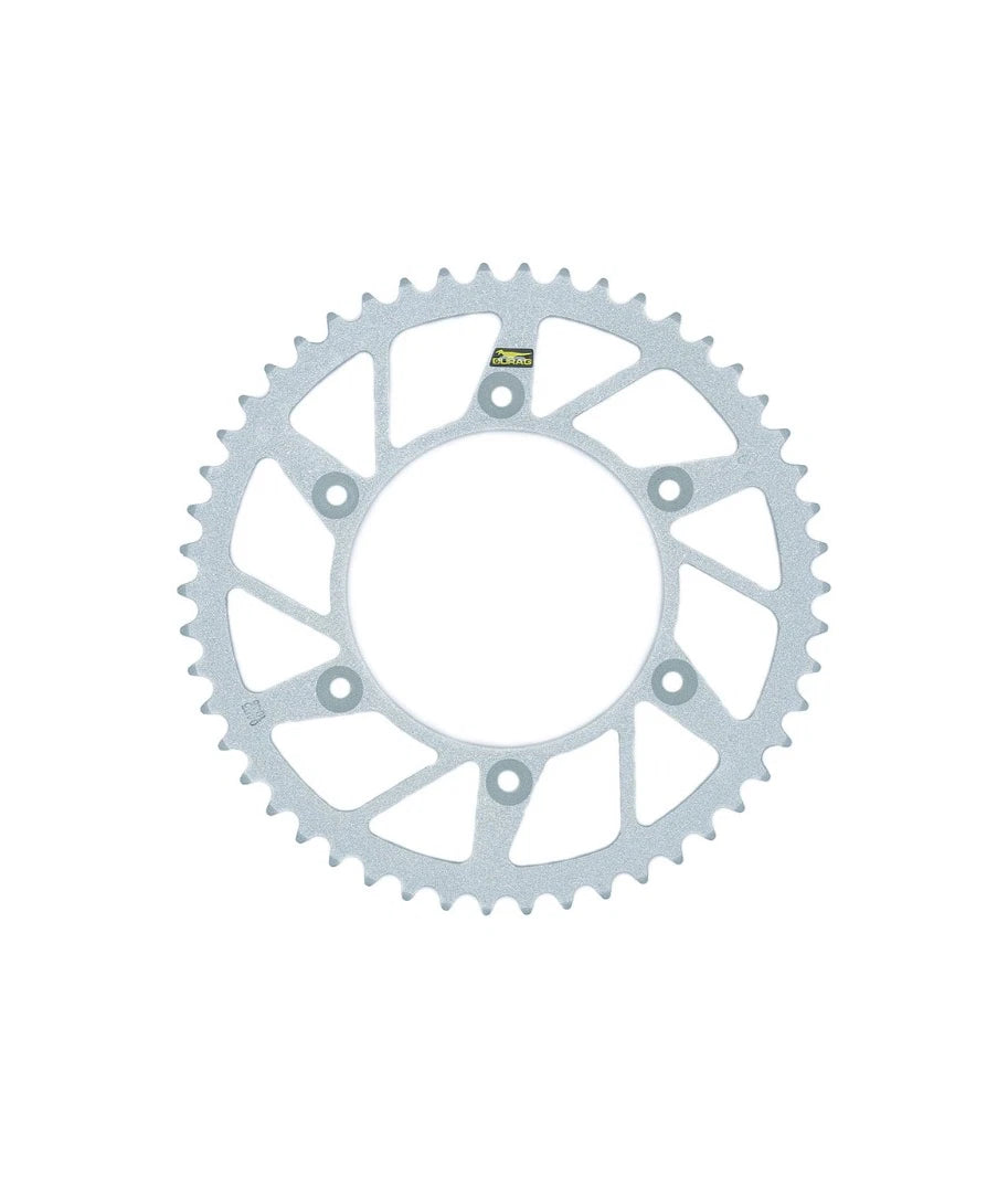 Durag Steel Rear Sprocket 52T 520 KTM 350 450/ GAS GAS 250 350 450/ TRIUMPH TF250 X - Silver