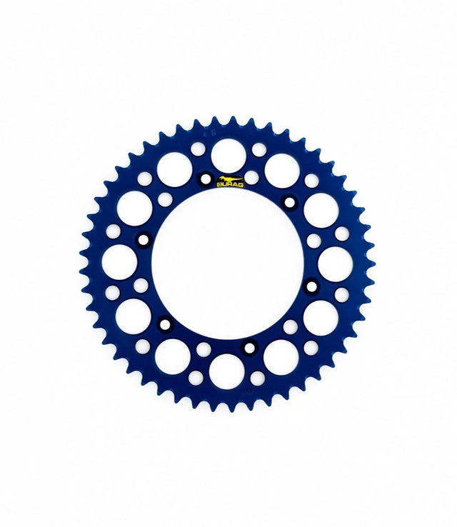 Durag Yamaha Aluminum Rear Sprocket 50T - YZ 250 / YZ 450 / WR 250 / WR 450 / YZ 125 - Blue