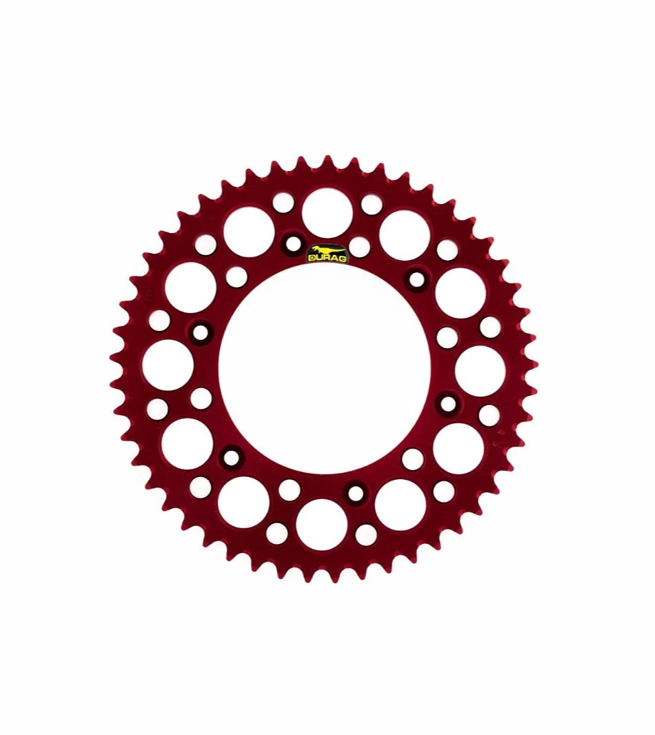 Durag Honda Aluminum Rear Sprocket 51T - CRF 230 / CRF 250 / CRF 450 / CR 250 - Red