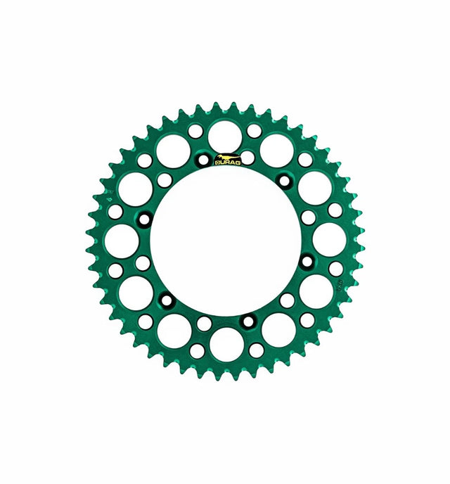 Durag Kawasaki Aluminum Rear Sprocket 48T - KX 250 450/ KLX 230 250D-Tracker/ KDX 220 - Green