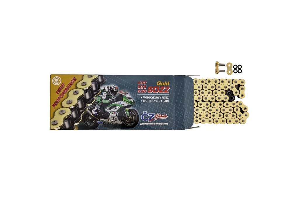 Durag S1000 RR / S1000 XR - 17/45T with CZ Chain GOLD Kit