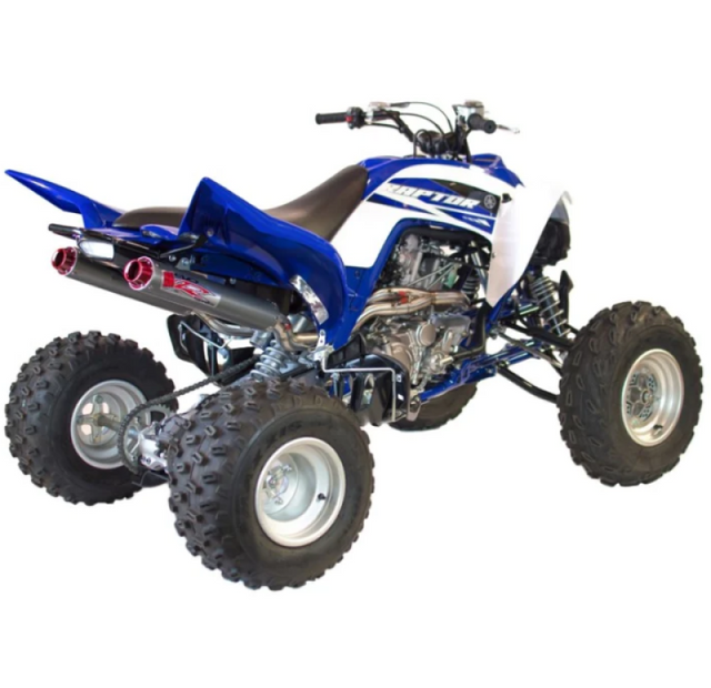 09-3673 Big Gun 15-23 Yamaha Raptor 700 EVO R Series Dual Full Syst Exhaust