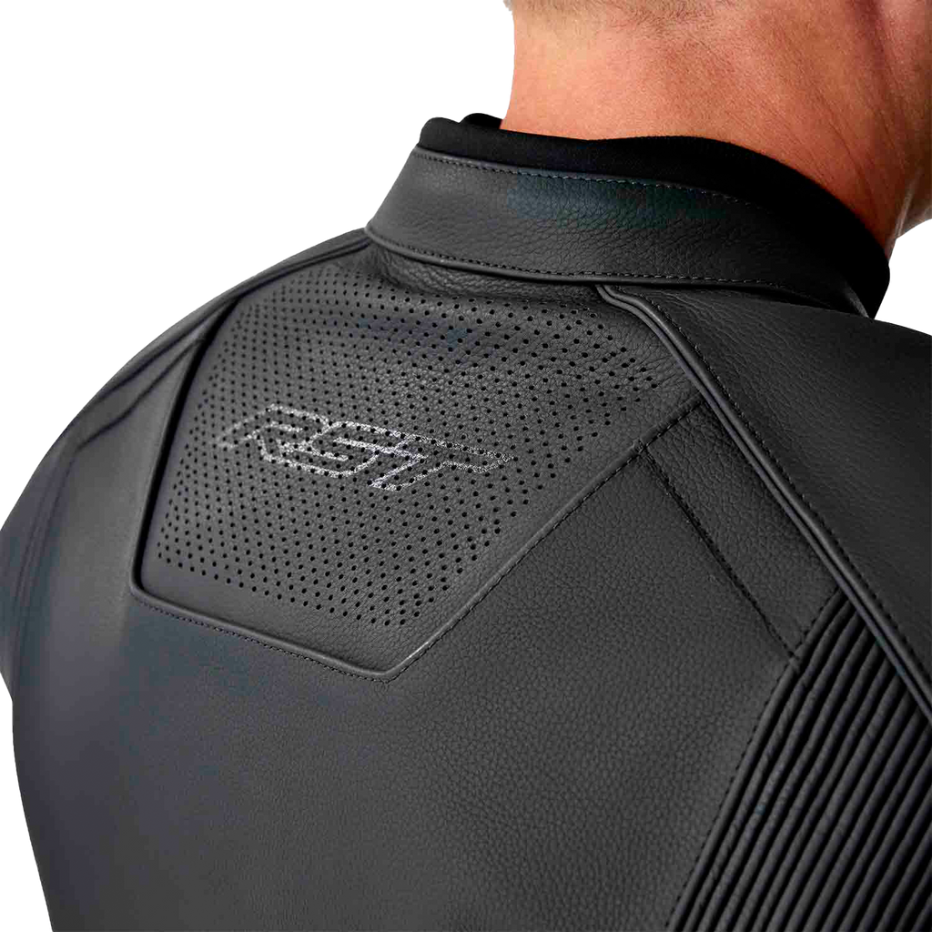 RST S-1 CE Men's Leather Jacket - Black - View 16