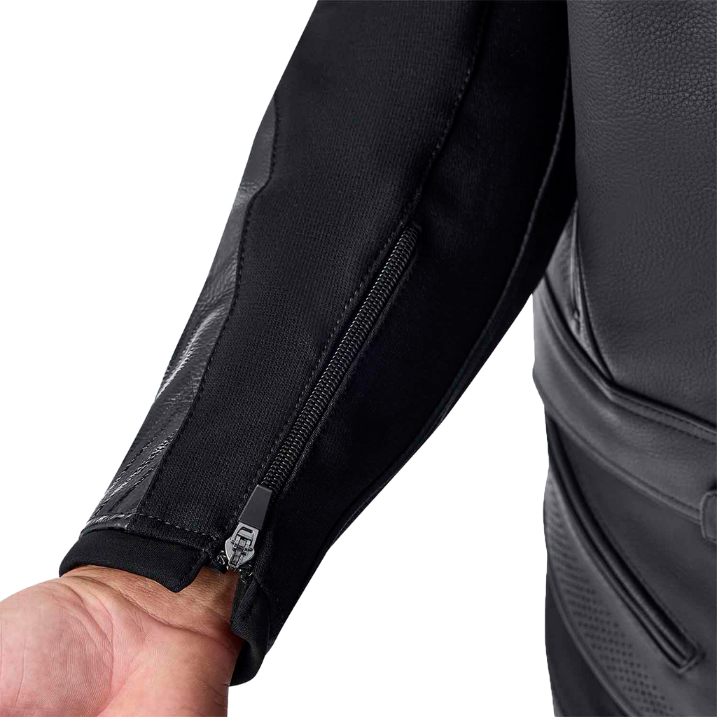 RST Tractech Evo 5 CE Men's Leather Jacket - Black / White - View 24