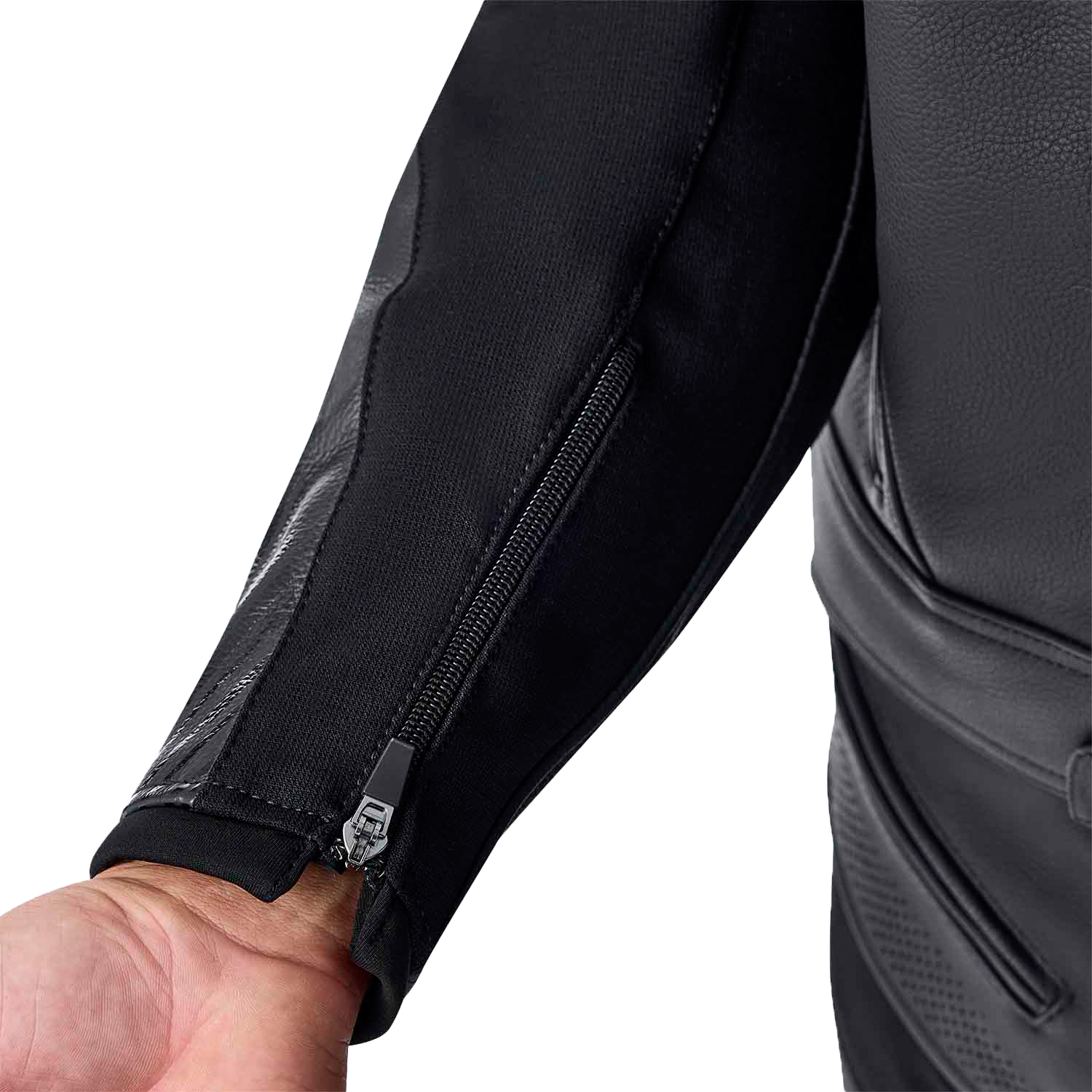 RST Tractech Evo 5 CE Men's Leather Jacket - Black / White - View 24