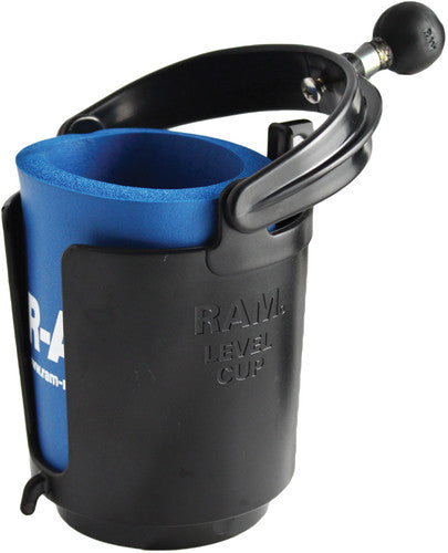 RAM Mounts RAM-B-132BU Cup Holder with Cozy 1" Ball
