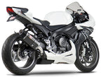 Yoshimura GSX-R600/750 11-26 R-77 Stainless Slip-On Exhaust, w/ Carbon Fiber Muffler