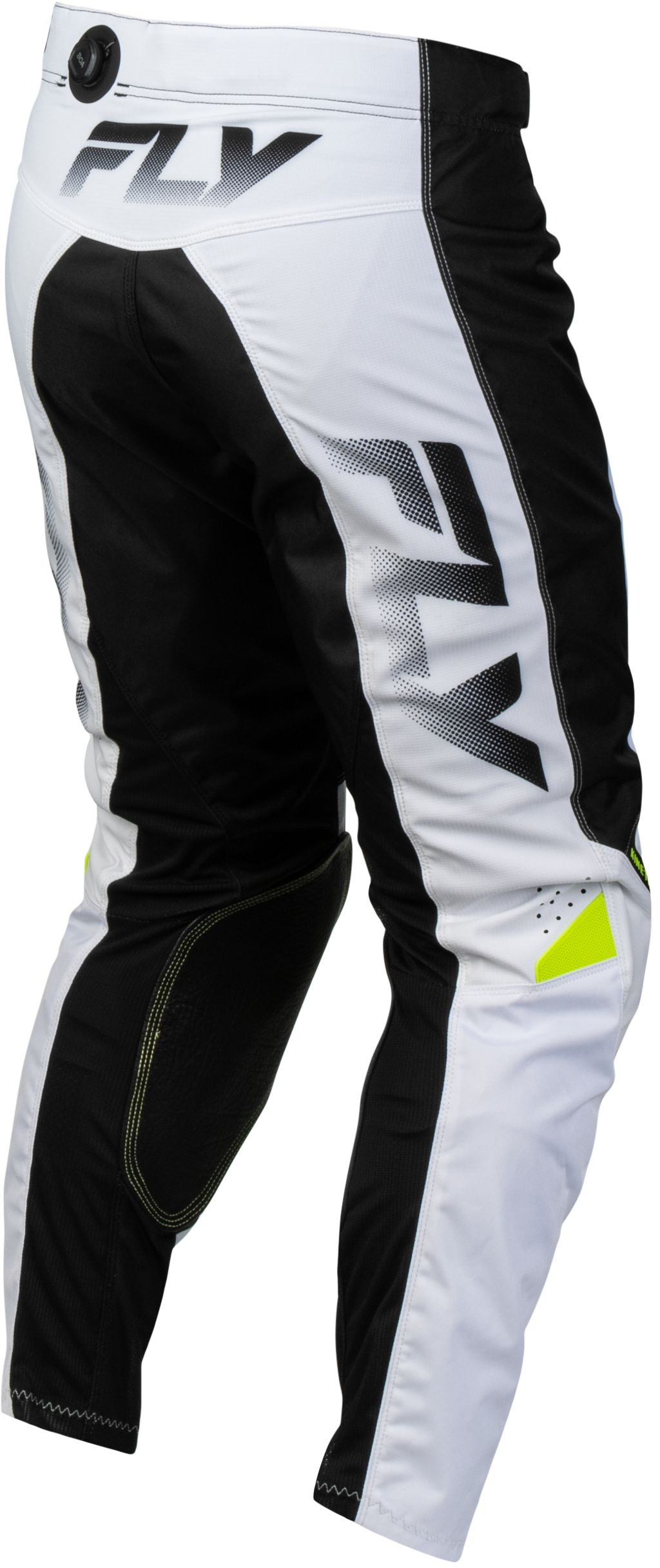 FLY Racing Kinetic Fade Pants (2027) - White / Black / Hi-Viz - View 12