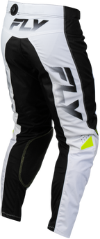 FLY Racing Kinetic Fade Pants (2027) - White / Black / Hi-Viz - View 12