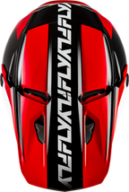 FLY Racing Kinetic Crest Helmet (2026) - Red / Black / White - View 12