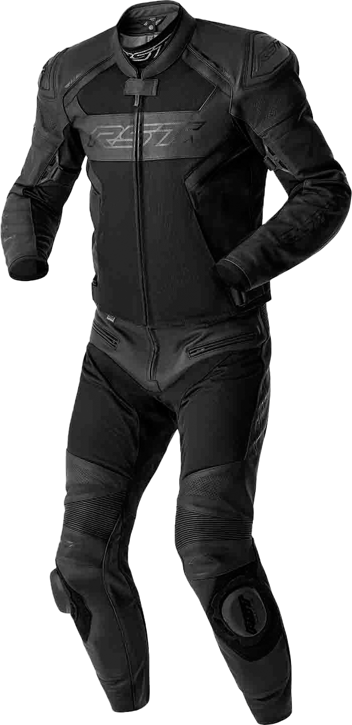 RST S-1 Mesh CE Men's Leather Jacket - Black - View 9
