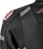 RST S-1 CE Women's Leather Jacket - Black / Fluorescent Pink - View 7