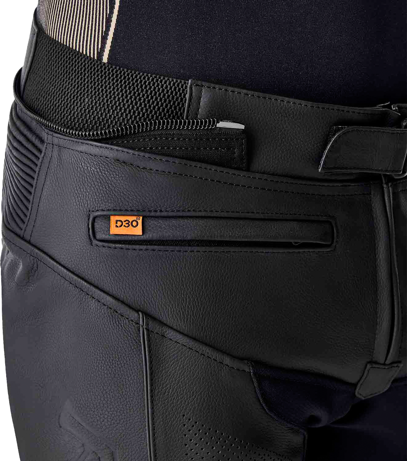 RST T2 D3O Leather Pants - Black - View 8