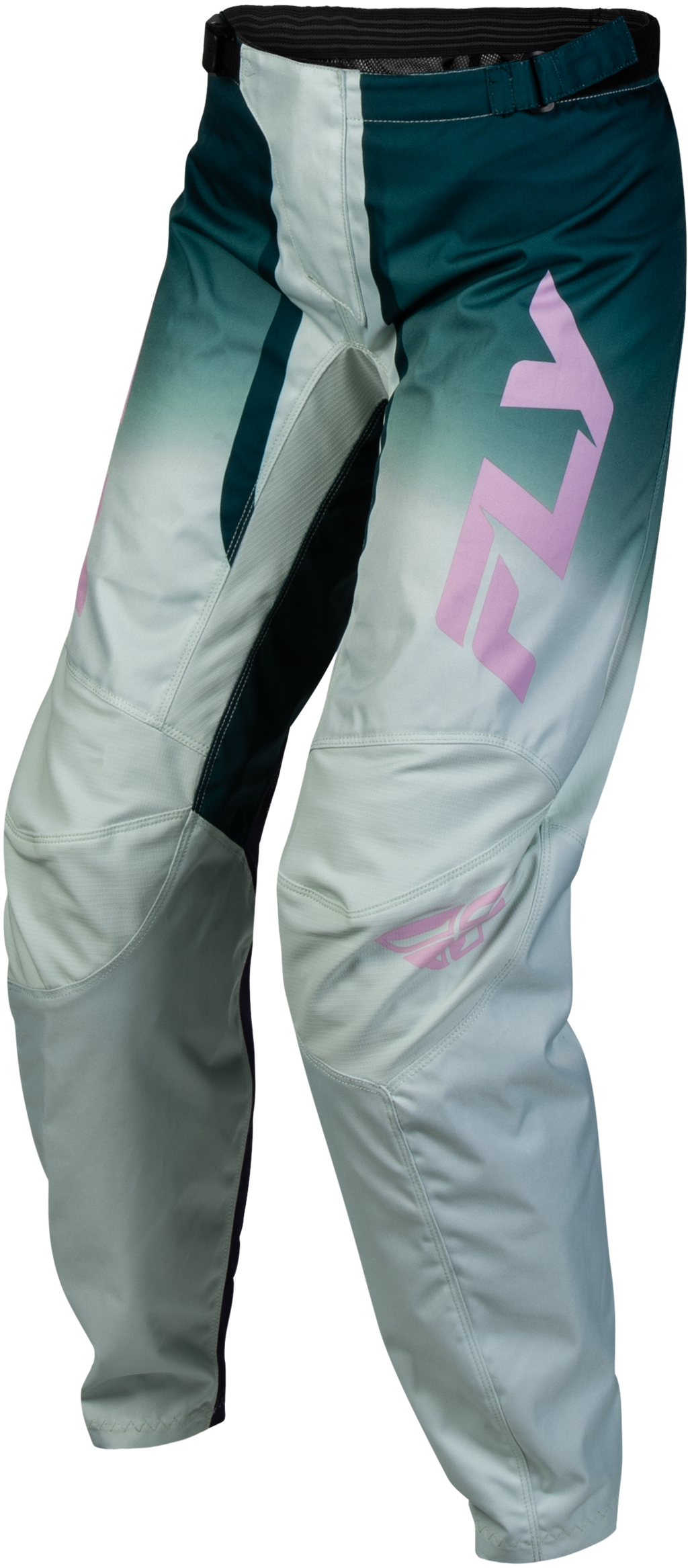 FLY Racing Women's F-16 Lift Pants (2027) - Green / Purple / Pink - View 14