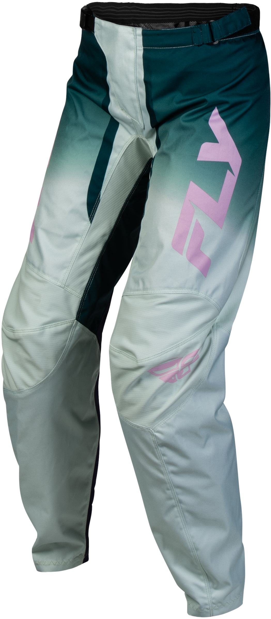 FLY Racing Women's F-16 Lift Pants (2027) - Green / Purple / Pink - View 14